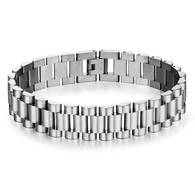 Silver Mesh Watch Bracelet