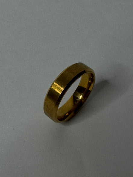 Golden Plain Ring