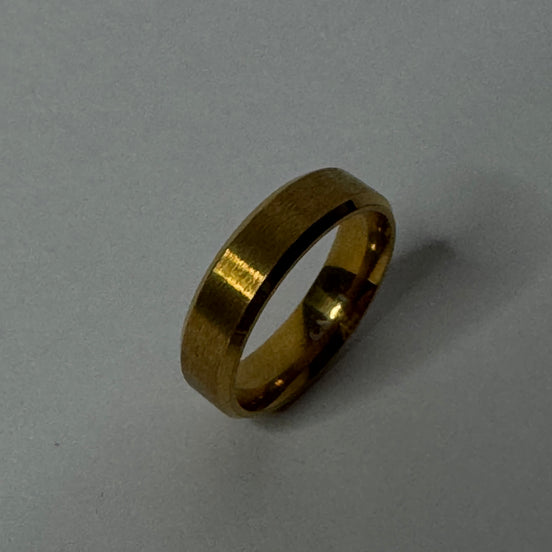 Golden Plain Ring