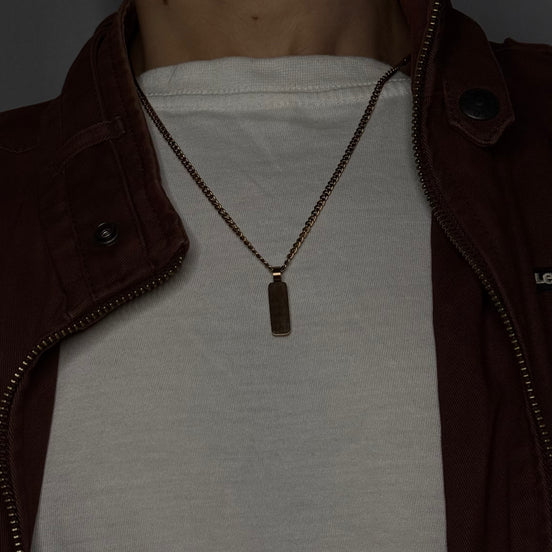 Totem Bar Pendant (Rose Gold)