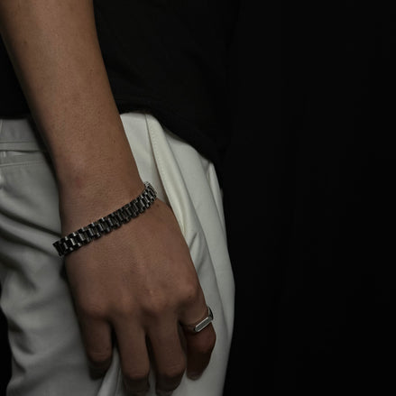 Silver Mesh Watch Bracelet