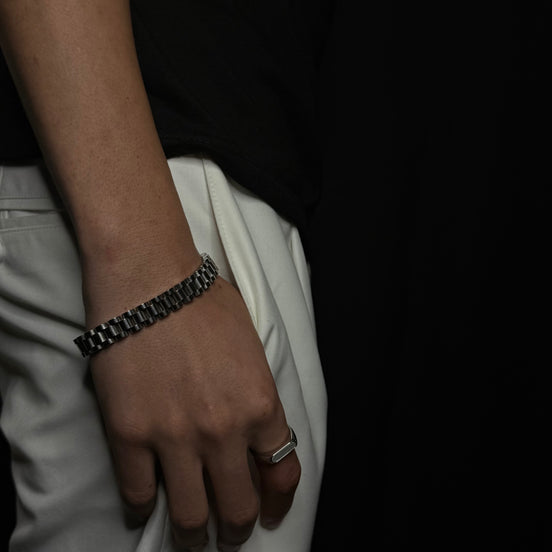 Silver Mesh Watch Bracelet