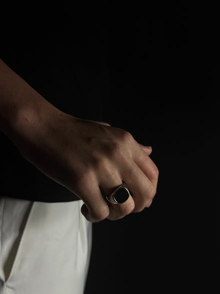 Black Onyx Signet RIng