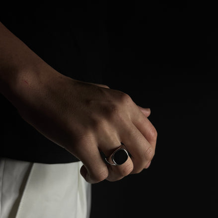 Black Onyx Signet RIng