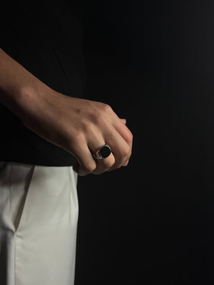 Black Onyx Signet RIng