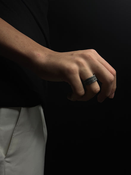 Tribal Engraved Bold Ring