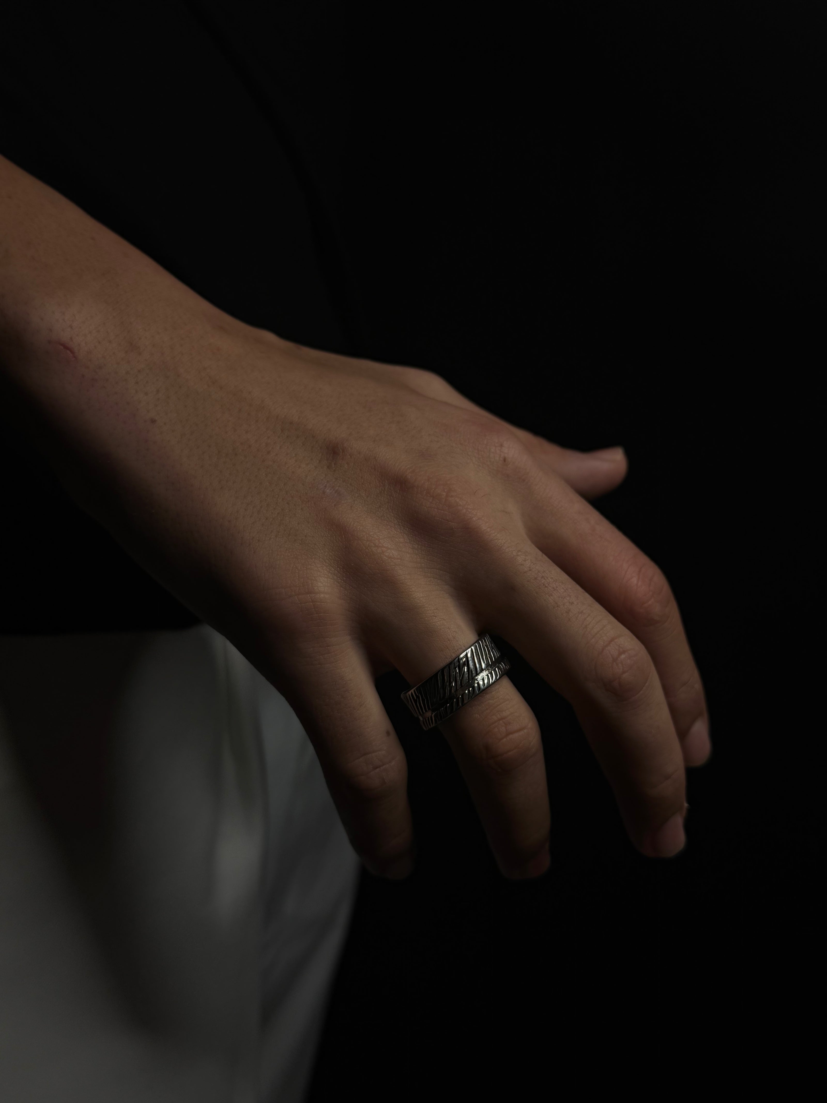 Tribal Engraved Bold Ring