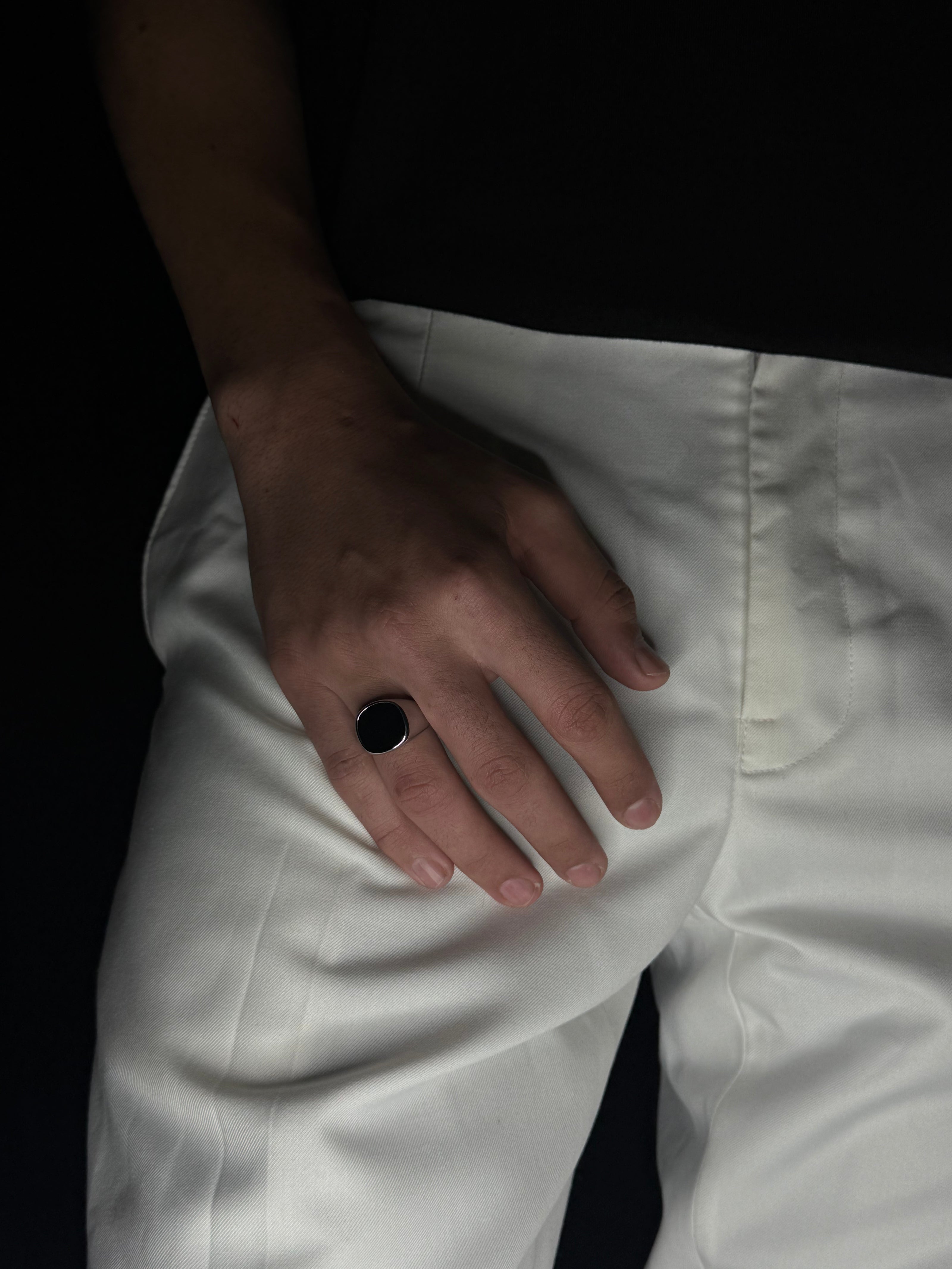 Black Onyx Signet RIng