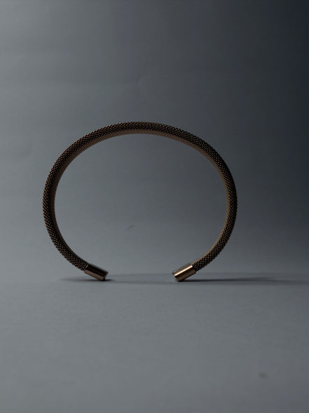 Milanese Mesh Cuff (Rose Gold)