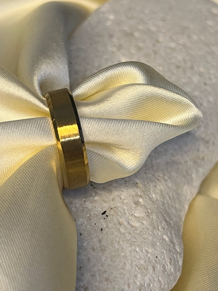 Golden Plain Ring