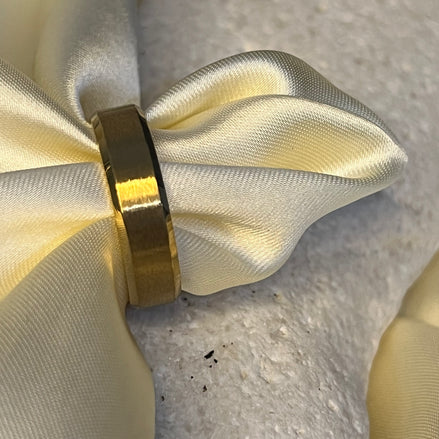 Golden Plain Ring