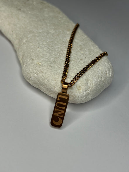 Totem Bar Pendant (Rose Gold)