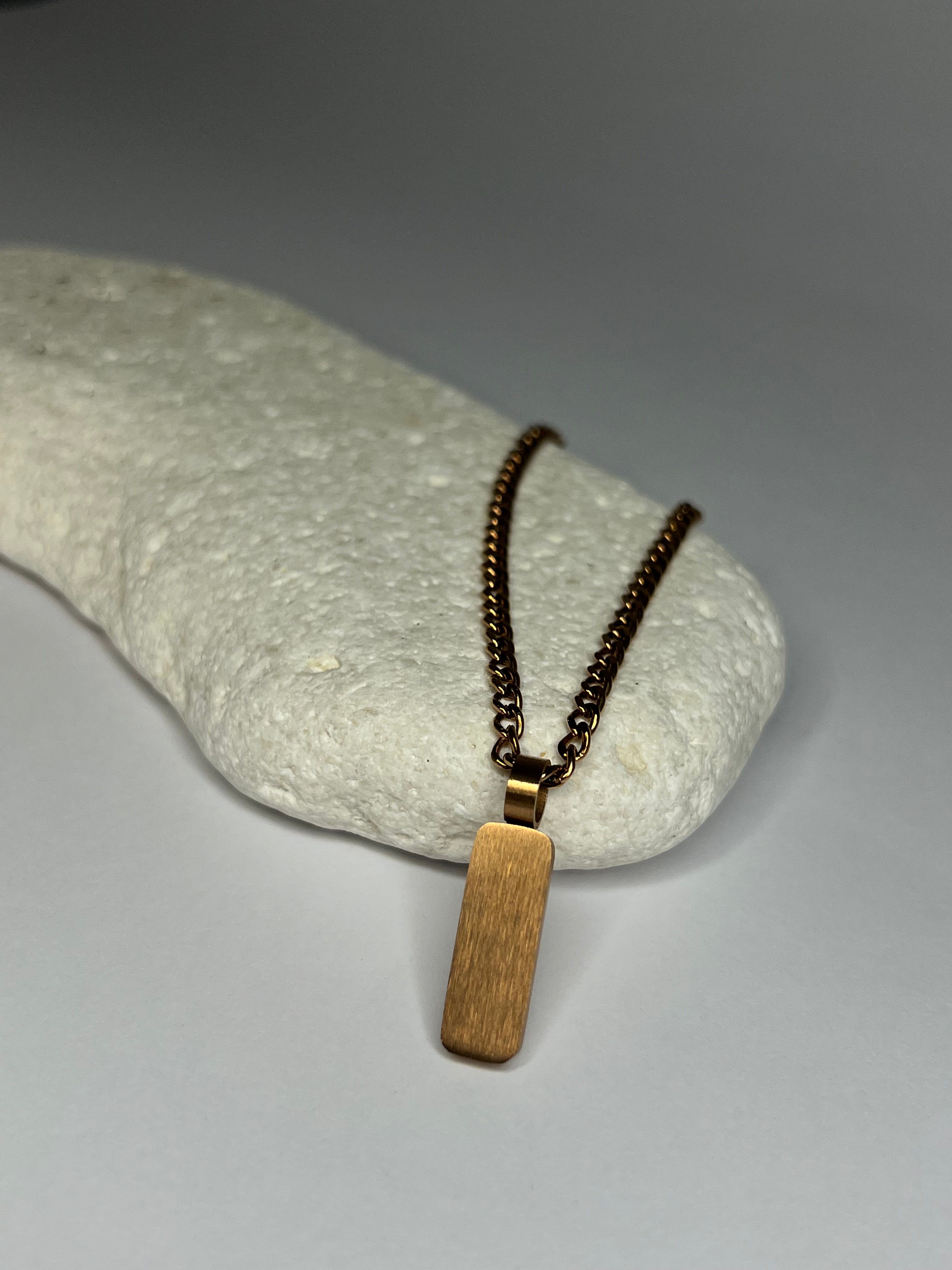 Totem Bar Pendant (Rose Gold)
