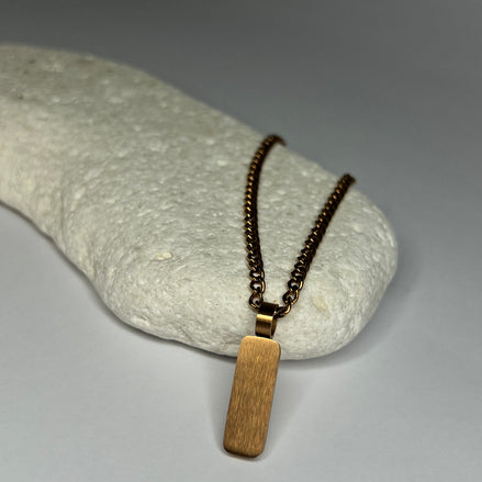 Totem Bar Pendant (Rose Gold)