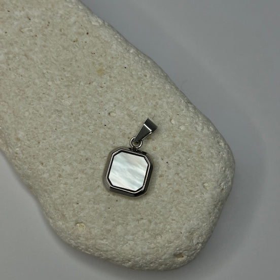 The Nacre Octagon Pendant Necklace