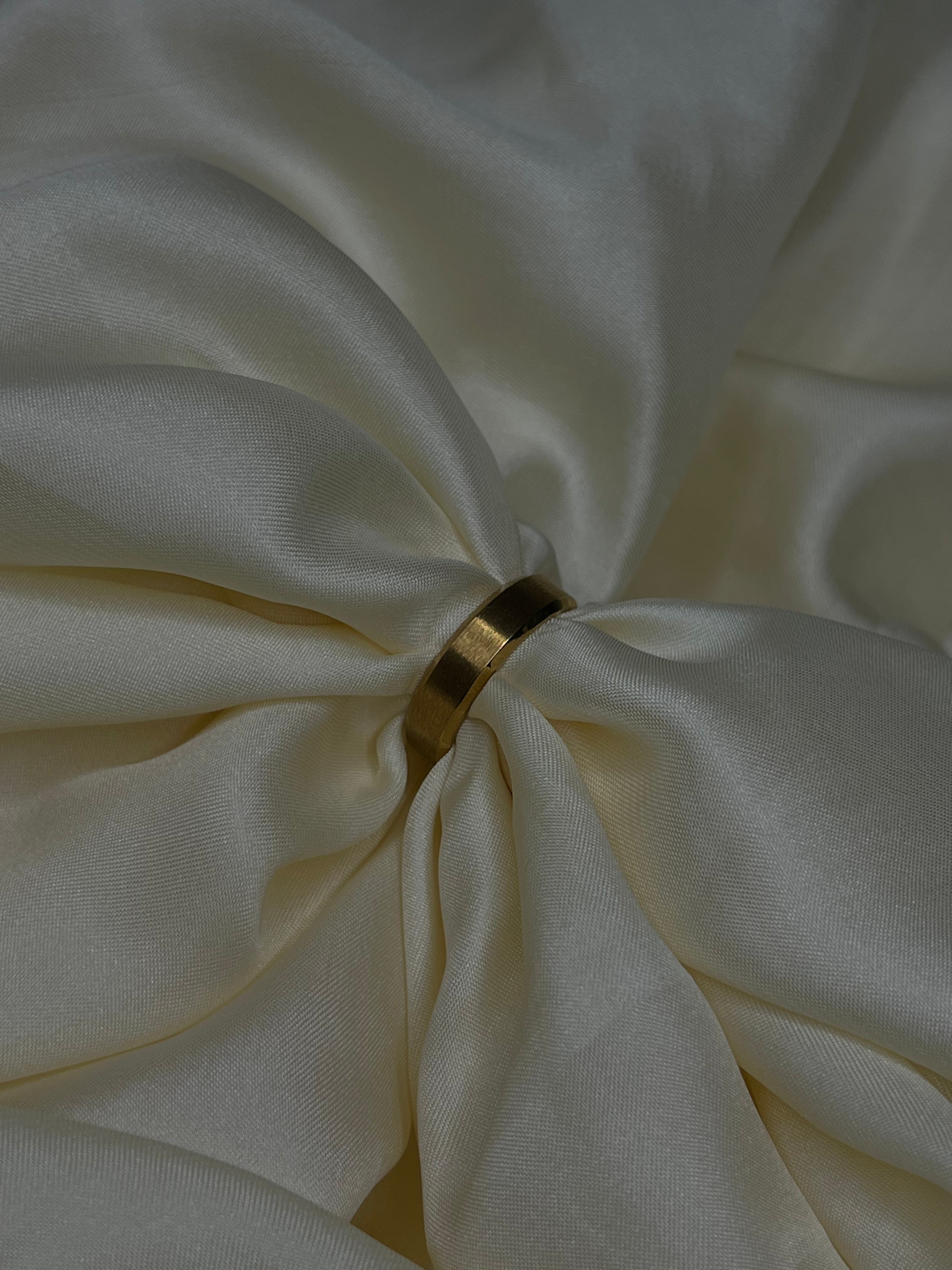 Golden Plain Ring