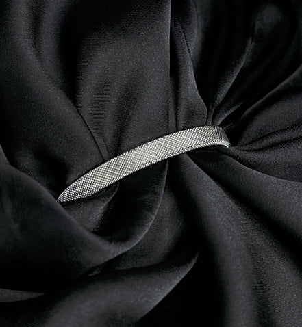 Milanese Mesh Cuff (Silver)