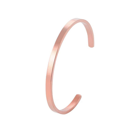 Classic Cuff Bracelet (Rose Gold)