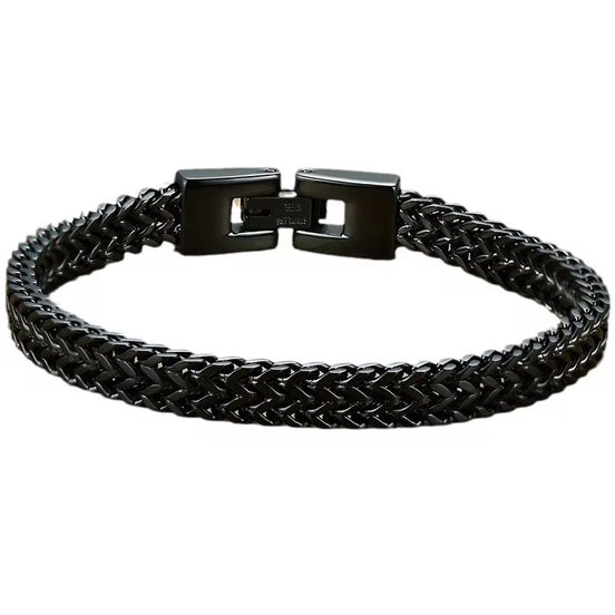 Black Urban Weave Bracelet